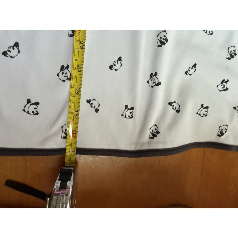 Gymboree Panda Bear Red Gray Baby Blanket Reversible 2009 Unisex Retired Rare